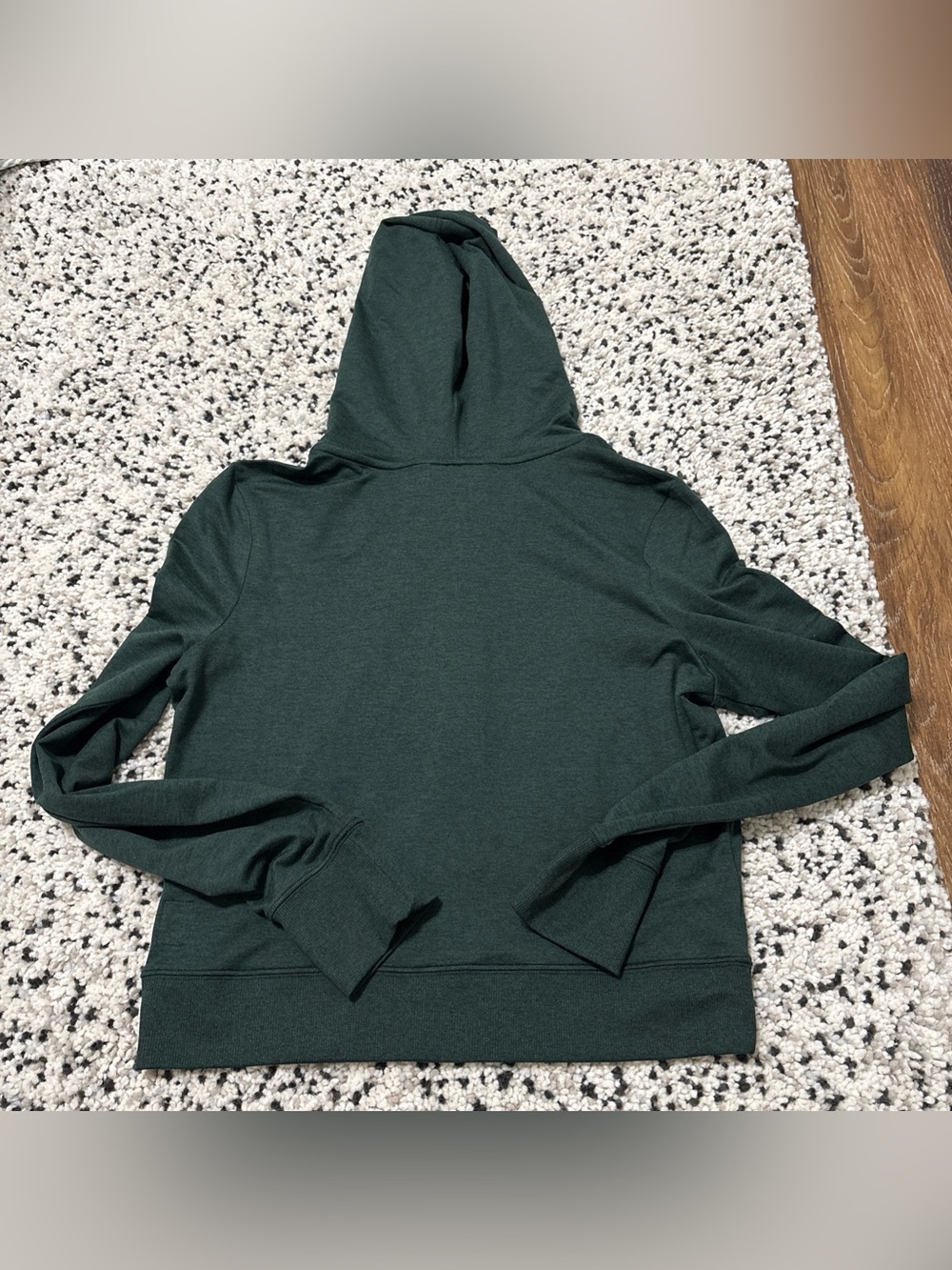 VUORI Halo Mini Full Zip Hoodie Women's Size S Evergreen Heather - Picture 9 of 12